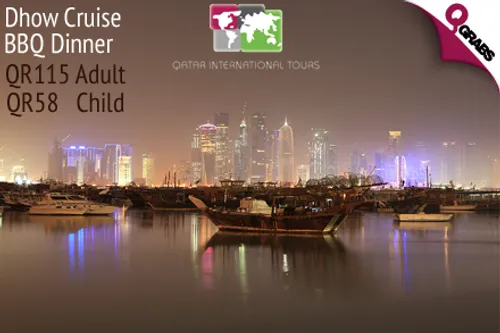 At 50% off sail along the Doha waters and enjoy a Dhow Dinner Cruise on Thursday June 7, 2012